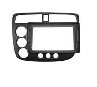 Marco de audio interior del coche 2 Din car dvd radio Android fascia multimedia/apto for HONDA 2005 CIVIC 9 pulgadas MP3 MP5 video audio estéreo panel marco cables Harnes Marco de montaje para radio d