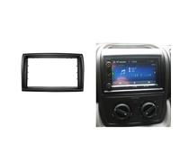 Marco de audio interior del coche Doble 2 Din Radio Fascia/Ajuste for CITROEN Jumper PEUGEOT Boxer FIAT Ducato CD DVD Audio Kit de montaje en tablero Adaptador Marco embellecedor Tablero(173X98mm)