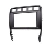 Marco de audio interior del coche Radio de coche Fascia/Fit for Porsche Cayenne (955/957) 2002-2010 DVD estéreo marco placa adaptador montaje tablero instalación bisel