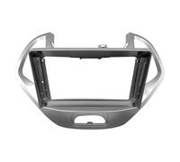 Marco De Audio para Coche De 9 Pulgadas para Ford para FIGO para Aspire 2019, Panel De Salpicadero con Navegación GPS Montaje Autoradio(Frame-Silver)