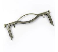 Marco De Bolso De Meta 1-5 piezas de cierre boquilla metálico for bolso mano 20,5/27 cm con marco en relieve, estilo retro, tirador for(Brass,27cm-2Pcs)