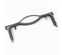 Marco De Bolso De Meta 1-5 piezas de cierre boquilla metálico for bolso mano 20,5/27 cm con marco en relieve, estilo retro, tirador for(GunBlack,20.5cm-5Pcs)