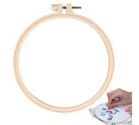 Marco De Bordado - Cross Stitchs Hoop | Aros De Anillos De Coser, Aros De Exhibición De Aro De Punto Cruzado De Bambú, Aro De Bordado De Bambú, Aretes De Punto De Cruz Para Coser Y Colgar