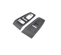 Marco De Botón Elevación Vidrio Para Coche, Pegatina Decorativa Fibra Carbono Auténtica, Accesorio Interior Para Toyota 86 2022 pegatinas(Matte Carbon Fiber)