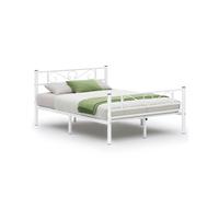 Marco de Cama Doble 140 x 190 cm Blanco