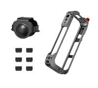 Marco de carcasa de cámara, placa protectora de aleación de aluminio, protector de marco anticaídas para cámara de acción panorámica Insta360 X5