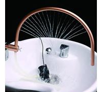 Marco de Circulación de Agua Head Spa para Lavacabezas, Grifo de Lavabo Spa Ajustable 180° con Salida de Cascada, Equipo de Masaje para Barbería, Spa & Salón de Peluquería