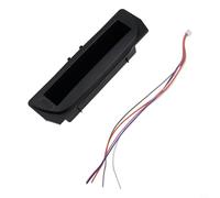 Marco de coche ABS para Renault 3 2009-2013 con caja de almacenamiento integrada y panel de radio CD Dash Trim Panel, accesorio interior negro (B)