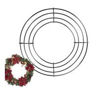 Marco De Corona De Metal - Material Estándar Tamaño Estándar | Marcos De Anillos De Corona De Alambre | Anillos De Coronas De Alambre Navideño Para Elaborar Decoraciones Festivas Que Crean Un Uso Esta