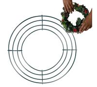 Marco De Corona De Metal - Material Estándar Tamaño Estándar | Marcos De Anillos De Corona De Alambre | Anillos De Coronas De Alambre Navideño Para Elaborar Decoraciones Festivas Que Crean Un Uso Esta
