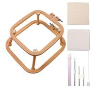 Marco de costura, anillo de costura, ensanchador de tela, bucle de manualidades, costura, soporte de bordado a mano, aro, anillo de acolchado, aro textil, marco de costura, kit de inicio de aguja de