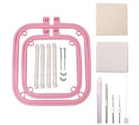 Marco de costura, anillo de costura, ensanchador de tela, bucle de manualidades, costura, soporte de bordado a mano, aro, anillo de acolchado, aro textil, marco de costura, kit de inicio de aguja de