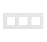 Marco de cristal Maclean, triple, blanco, 228x86mm, MCE731W