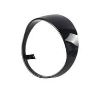 Marco de cubierta de anillo para faro delantero de motocicleta, protector de borde de bloqueo para faro redondo, compatible con VESPA GTS300 2019-2023 Cubierta de protectora de la Faros(Style1)