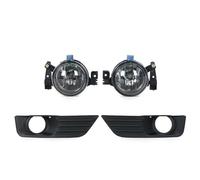 Marco de Cubierta de Faro antiniebla para Parachoques Delantero de Coche Ford Focus MK2 II 2005-2007 Rejilla del capó Tapa del Bisel