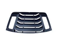 Marco de cubierta de rejilla de persiana ABS para ventana trasera de coche, rejilla decorativa compatible con Dodge Challenger 2015, 2016, 2017, 2018, 2019 y 2020(Matte black)