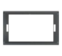 Marco de cubierta Geberit para placas de accionamiento Sigma 70, 115.623.QC.1, Color: cromo negro