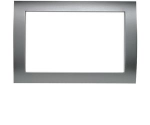 Marco de cubierta Hager Berker MT 701 Plus KNX Acero inoxidable lacado - 75940003