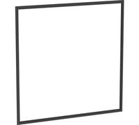 Marco de cubierta para armario con espejo Geberit ONE, empotrado, 105 cm, 505.844.00, Color: Negro Mate - CM