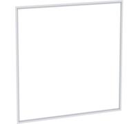 Marco de cubierta para armario con espejo Geberit ONE, montaje oculto, 120 cm, 505.845.00, Color: blanco / aluminio con recubrimiento de polvo - 505.845.00.1