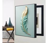 Marco de cubierta para caja de medidor eléctrico, pintura decorativa para cajas de medidores eléctricos modernas, accesorio de decoración del hogar para protección de cajas eléctricas