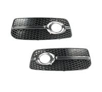 Marco de cubierta para faros antiniebla delanteros de coche, rejilla de faros antiniebla, protector de faros, cubierta de lámpara, compatible con Audi Q5 S-line 2009-2012(Pair)