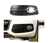 Marco de cubierta para faros antiniebla delanteros de coche, rejilla de faros antiniebla, protector de faros, cubierta de lámpara, compatible con Audi Q5 S-line 2009-2012(Left)