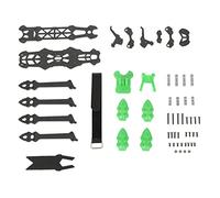 Marco de drones de yizisecce FPV Racing, marco profesional de fibra de carbono de 225 mm de fibra de carbono para accesorios de drones RC, diseño liviano, alta resistencia, (Verde)