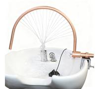Marco de equipo de spa para cabeza, accesorio portátil para lavabo de cascada, cuenco de champú en cascada para fregadero de champú, accesorios para cama de champú, dispositivo de spa con cabezal de