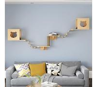 Marco de Escalada for Gatos Que Ahorra Espacio, Mueble Pared for, Juego estantes for, fácil Instalar(Style3)