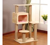 Marco de escalada para gatos Árbol para gatos Juguetes para gatos Suministros para mascotas Un juguete para gatos con forma de cabeza de gato de cuerda de sisal natural adecuado para que los gatos