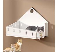Marco de Escalada para Gatos DIY Montado en La Pared, Estantes para Gatos, Nido para Gatos, Plataforma de Salto, Cápsula Espacial Elección Libre (Color : S4)