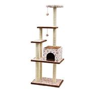 Marco de escalada para gatos Juguetes para gatos Suministros para mascotas Un juguete para gatos con forma de cabeza de gato y cuerda de sisal natural Árbol para gatos adecuado para que los gatos