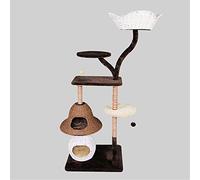 Marco de escalada para gatos Suministros para mascotas Cuerda de sisal natural Juguete para gatos con forma de cabeza de gato Árbol para gatos Juguetes para gatos adecuados para que los gatos jueguen