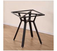 Marco de escritorio de metal redondo/cuadrado de alta resistencia, capacidad de 200 kg, impermeable y resistente al desgaste, ideal para mesas de café/comedor y escritorios auxiliares de 28.7 pulgadas