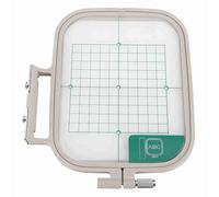 Marco de estiramiento de bordado de bordado de culnflun tornillo transparente de cuadrícula transparente para máquina de coser NV500 NV500D NV900 NV950D NV180 P1000 PE300S PE400D (M 8.5 X 6.5 X 1.6in)