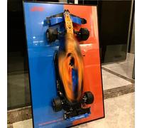 Marco de exhibición de montaje rápido en pared para LEGO Speed F1 modelo de coche 10 en 1 - Marco de arte de carreras de regalo de coleccionista, compatible con Speed F1 Champions (modelo no incluido