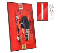Marco de exhibición de montaje rápido en pared para LEGO Speed F1 modelo de coche 10 en 1 - Marco de arte de carreras de regalo de coleccionista, compatible con Speed F1 Champions (modelo no incluido