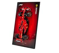 Marco de exhibición de montaje rápido en pared para LEGO Speed F1 modelo de coche 10 en 1 - Marco de arte de carreras de regalo de coleccionista, compatible con Speed F1 Champions (modelo no incluido