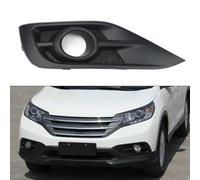 Marco de faros antiniebla para Honda CR-V 2012-2014 delantero parachoques cubierta izquierda para derecha negro plástico duradero resistente a la intemperie ajuste exacto (lado adecuado)