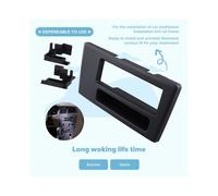 Marco de Fascia para Radio de Coche 1DIN para XC70 V70 S60, Adaptador Frontal, Panel de Fascia, Kit de Placa de Reproductor de DVD Estéreo LHD