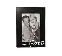Marco de Foto Personalizado Con Tu Foto Incluida. Regalo original Varios Modelos 10 x 15 cm Decoración Hogar (Negro)