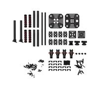 Marco de fotografía aérea yizisecce, para APM, para LX350, marco de cuatro eje de fibra de carbono, marco de drones plegable, marco de trípode liviano, fotografía aérea