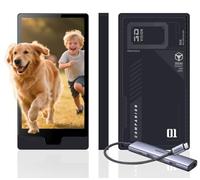 Marco de fotos 3D con pantalla espacial para familia/mascota, decoración del hogar, auriculares de pantalla de 5.7 pulgadas, imagen 2D con un solo clic para monitor holográfico 3D, regalo de