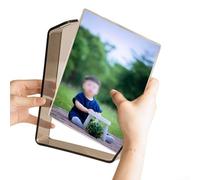 Marco de fotos acrílico simple para estilo creativo y exhibiciones memorables (gris)