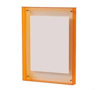 Marco de fotos acrílico transparente de 16 x 21 cm, moderno para colgar en la pared o escritorio para decoración del hogar, soporte de fotos para dormitorio, sala de estar, oficina, varios colores