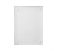 Marco de fotos acrílico transparente para el hogar y la oficina, soporte de exhibición resistente de 8 + 8 mm para fotos personales, paisajes y recuerdos, diseño fácil de actualizar (7,5 x 10,5 cm)