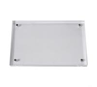 Marco de fotos acrílico transparente sin marco magnético para escritorio con soporte, 5 + 5 mm, marcos de fotos acrílicos de doble cara (10 x 15 cm)