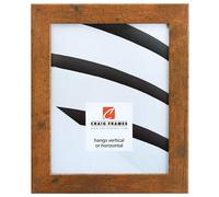 Marco de fotos Bauhaus 125 de Craig Frames, 11 x 14, r stico, nogal claro