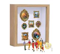 Marco de Fotos con Forma de de Sombra, de Silueta de Museo de Memoria Familiar, Marco de Sombra, para Boda, graduación, jubilación, Viajes, cumpleaños, Vacaciones, inauguración de la casa